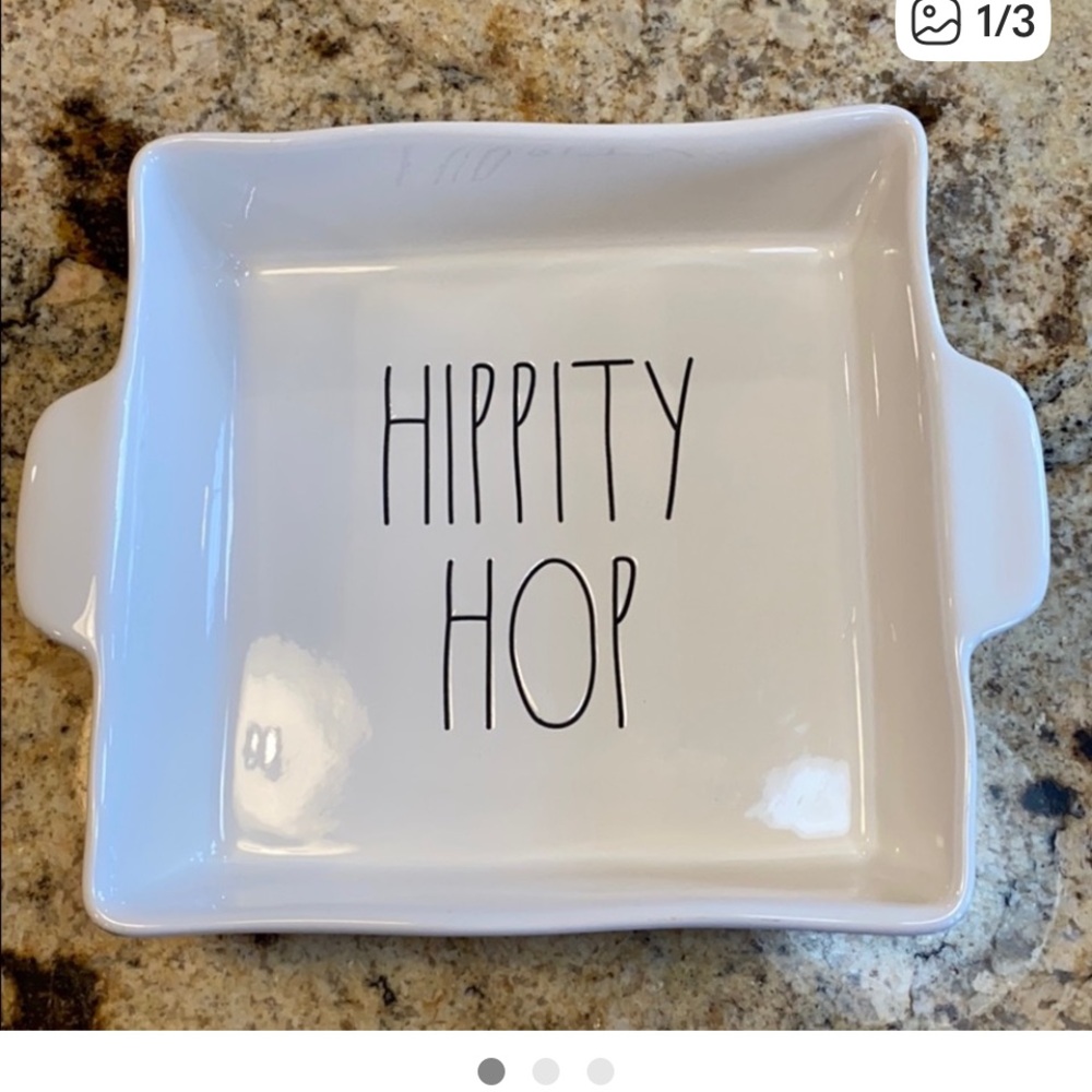 Rae Dunn Artisan Collection Hippety Hop Baking Dish